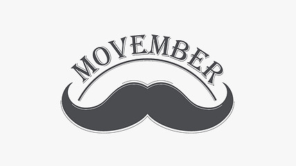 Image showing Movember cancer awareness event banner.