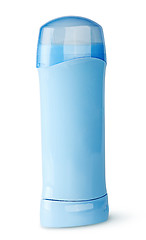 Image showing Blue deodorant container rotated