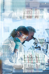 Image showing Health care researchers working in scientific laboratory.