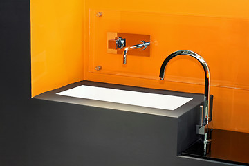 Image showing Orange sink