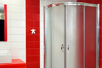 Image showing Red shower