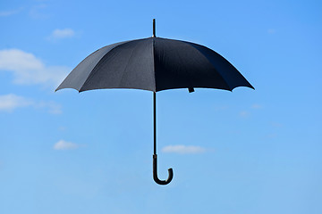 Image showing Black umbrella