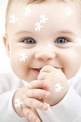Image showing puzzle baby