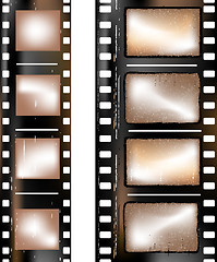 Image showing textured film strip