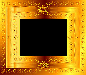 Image showing floral frame