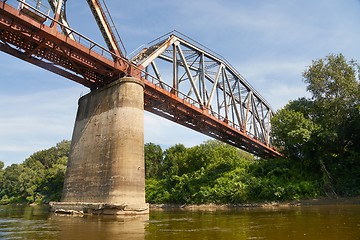 Image showing Old Railroad Bridge