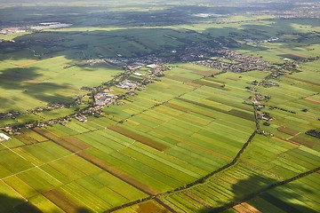 Image showing Fields of The Netherlands from above