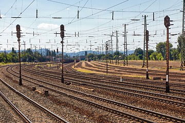 Image showing Railway Station Tracks