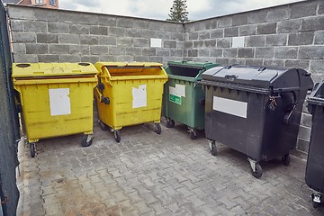 Image showing Dust bin containers