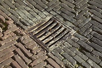 Image showing Sewer pit cover