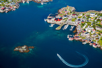 Image showing Lofoten is an archipelago in the county of Nordland, Norway.