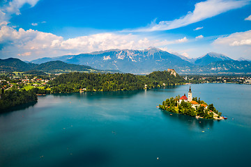 Image showing Slovenia - resort Lake Bled.