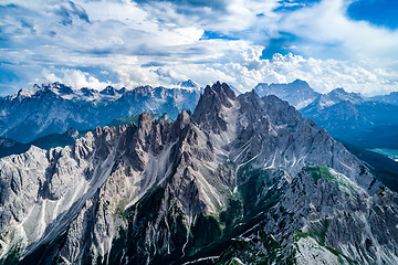 Image showing National Nature Park Tre Cime In the Dolomites Alps. Beautiful n