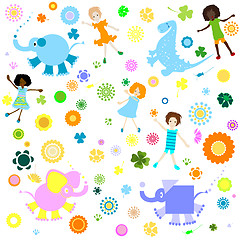 Image showing background for kids