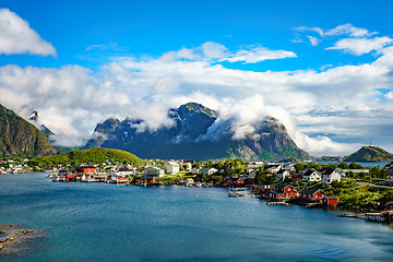 Image showing Lofoten is an archipelago in the county of Nordland, Norway.