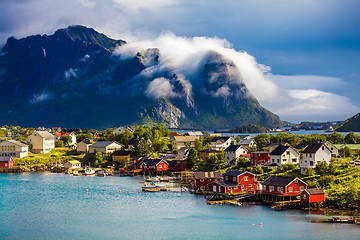 Image showing Lofoten is an archipelago in the county of Nordland, Norway.