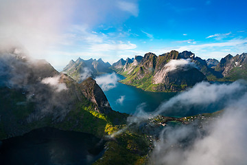 Image showing Lofoten is an archipelago in the county of Nordland, Norway.