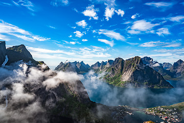 Image showing Lofoten is an archipelago in the county of Nordland, Norway.