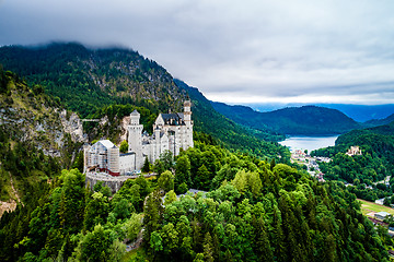 Image showing Neuschwanstein Castle Bavarian Alps Germany