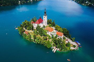 Image showing Slovenia - resort Lake Bled.