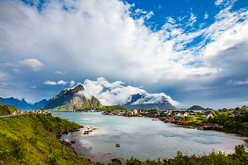 Image showing Lofoten is an archipelago in the county of Nordland, Norway.