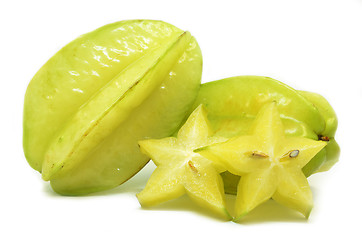 Image showing Star fruit carambola or star apple