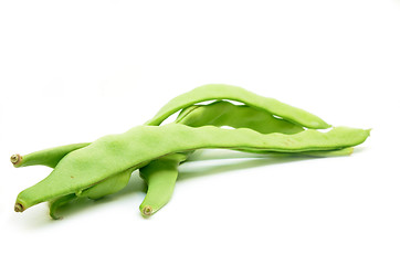 Image showing Fresh green hyacinth beans