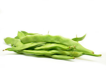 Image showing Fresh green hyacinth beans