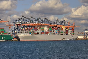 Image showing Huge Container Ship