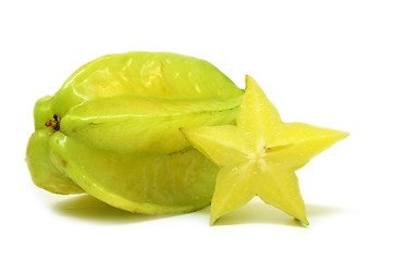 Image showing Star fruit carambola or star apple