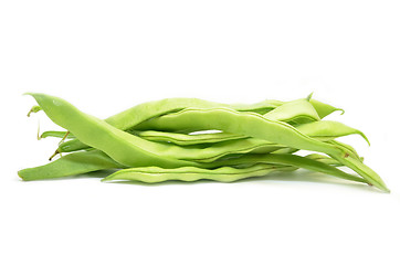 Image showing Fresh green hyacinth beans