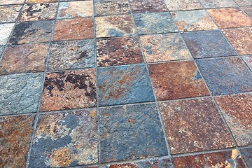 Image showing Rough old tiles