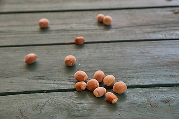 Image showing Hazelnut on a table