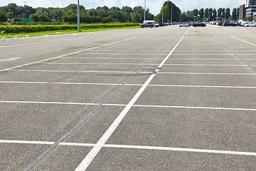 Image showing Carpark with empty spots