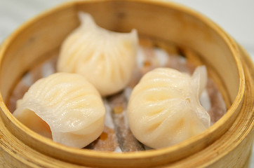 Image showing Shrimp dumplings, Dim Sum in china