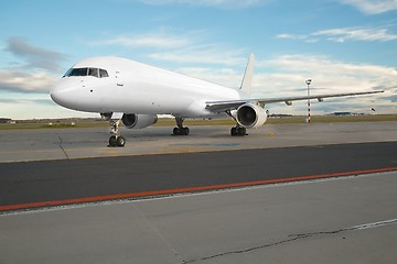 Image showing Airliner on the ground