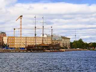 Image showing View of the waterfront