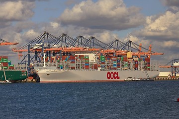 Image showing Huge Container Ship