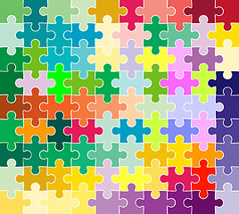 Image showing jigsaw puzzle pattern