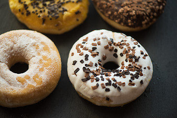 Image showing Set of donuts