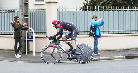 Image showing The Cyclist Laurens ten Dam - Paris-Nice 2016