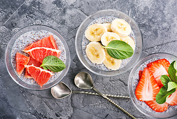 Image showing chia pudding