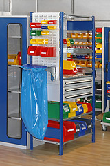 Image showing Bins and Trays