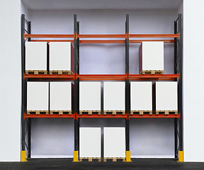 Image showing Warehouse Shelf