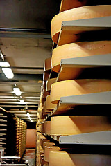 Image showing Cheese storage