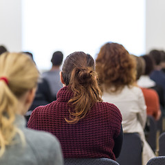 Image showing Speaker at Business Conference and Presentation.