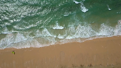 Image showing Background of wave and sand