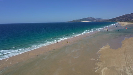 Image showing Panorama of tropical beach line