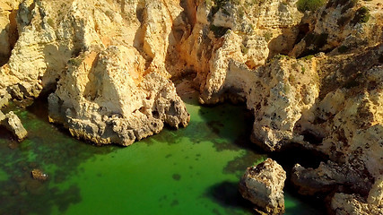 Image showing Bays and lagoons on coast