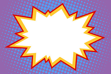 Image showing comic white explosion